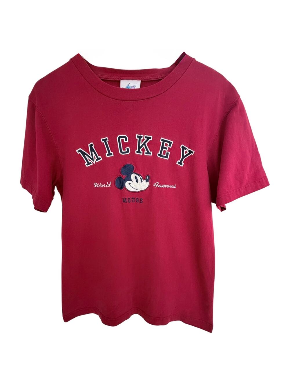 Disneyland Resort Mickey Mouse T Shirt Mens Medium Red Graphic Tee